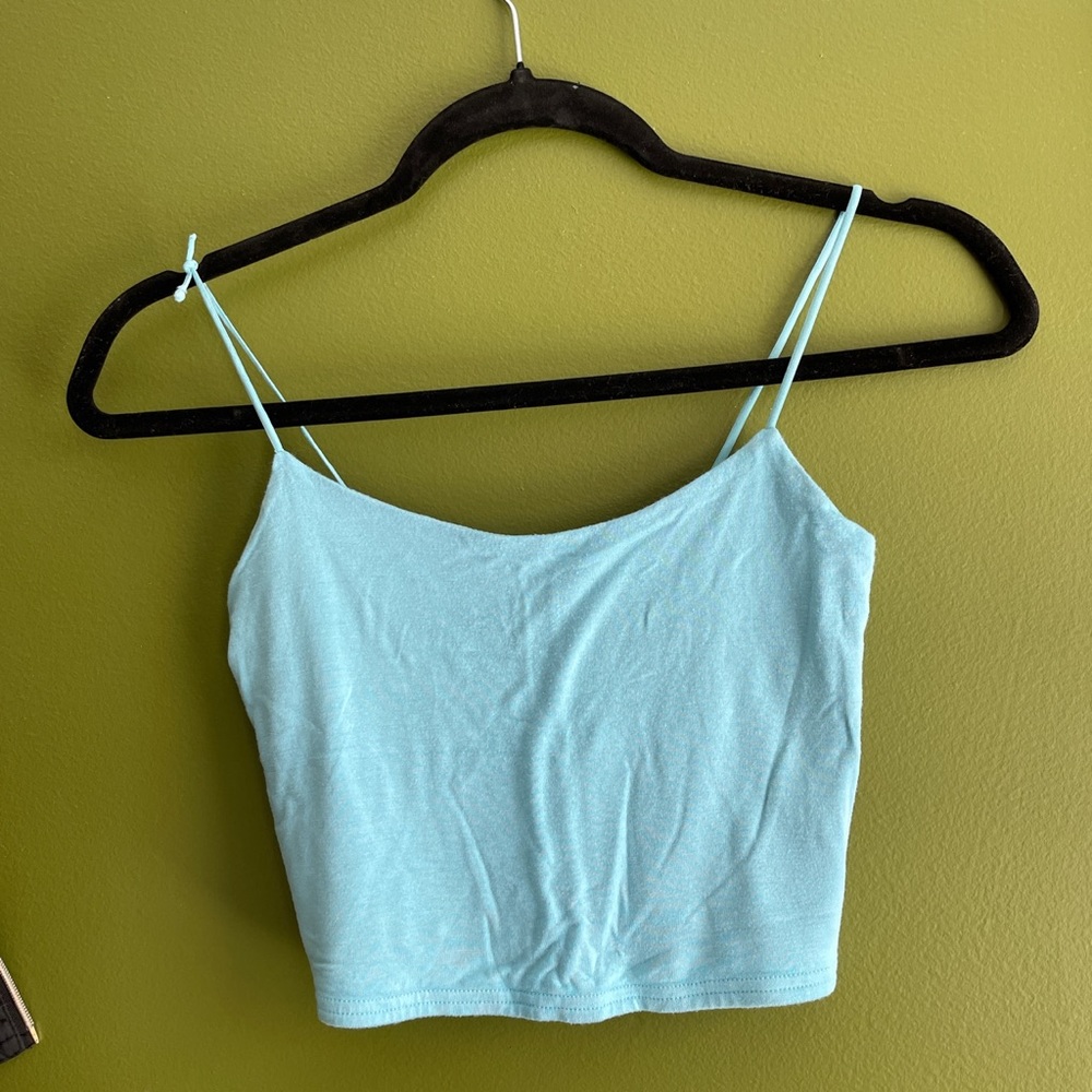 Blue tank top